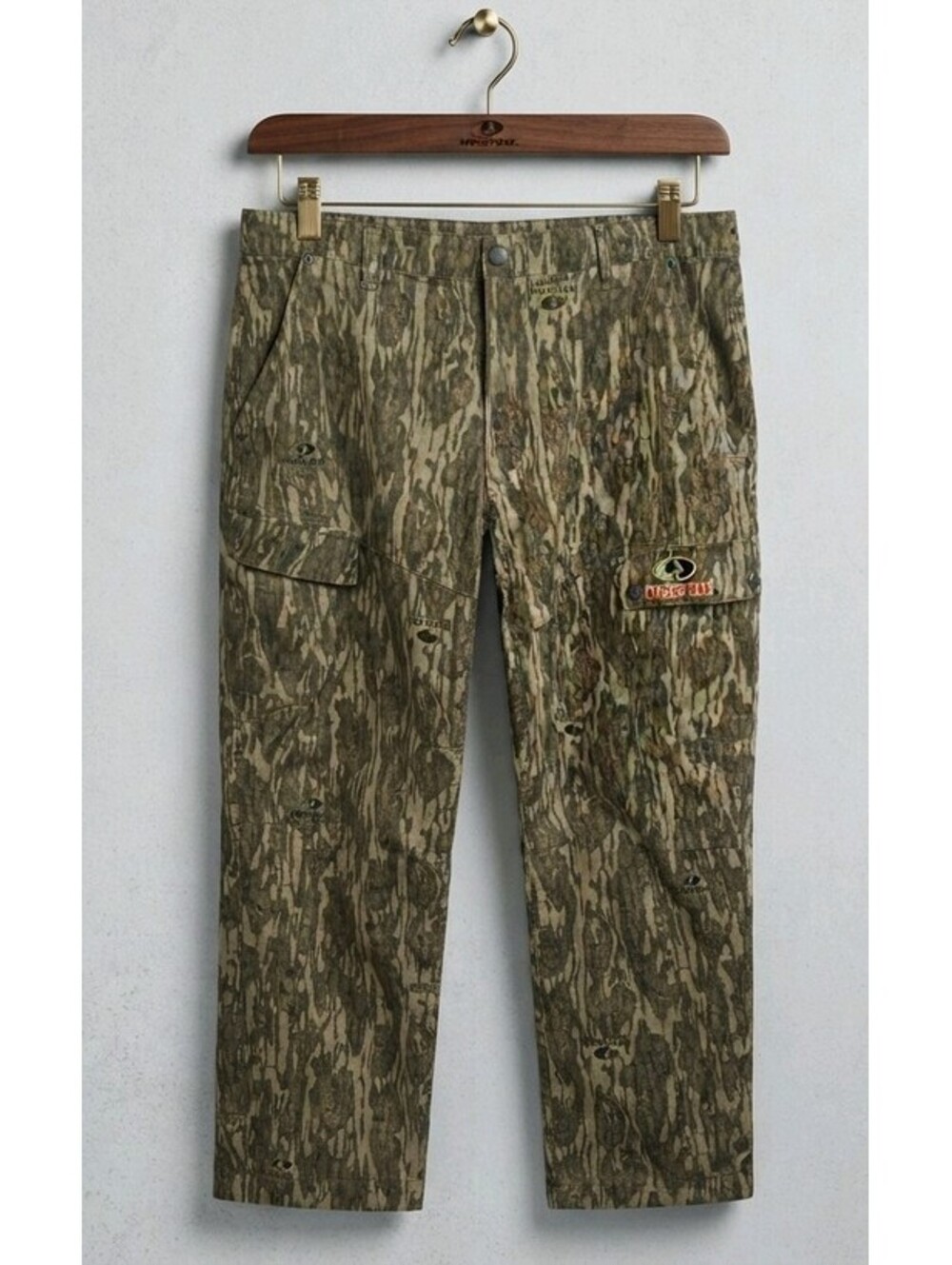 Mossy Oak Bottomland Cargo Hunting Pants Mens 2XL 50 52 Camo Trousers 50x29 384
